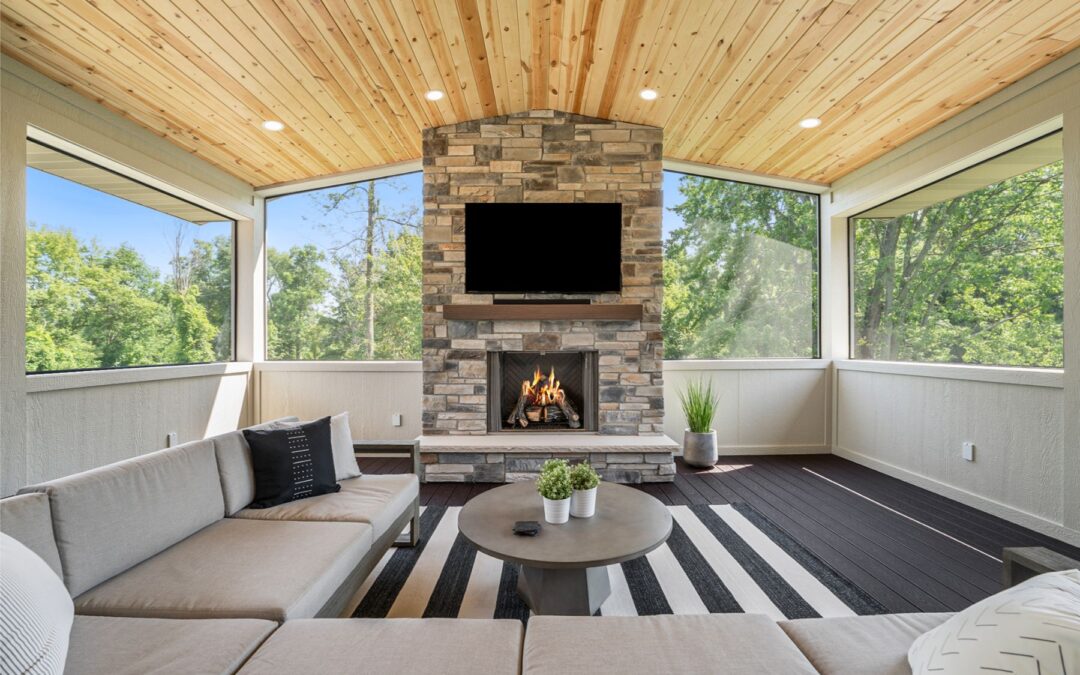 Byron Center covered outdoor retreat
