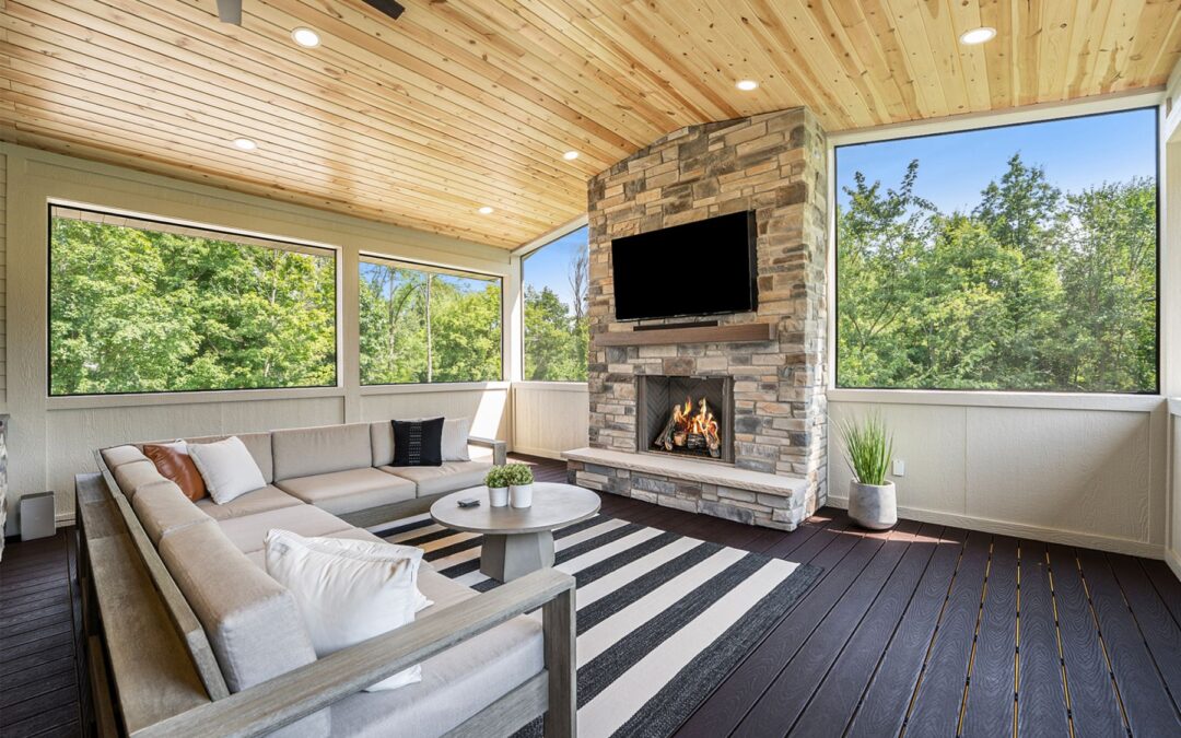 Byron Center covered outdoor retreat