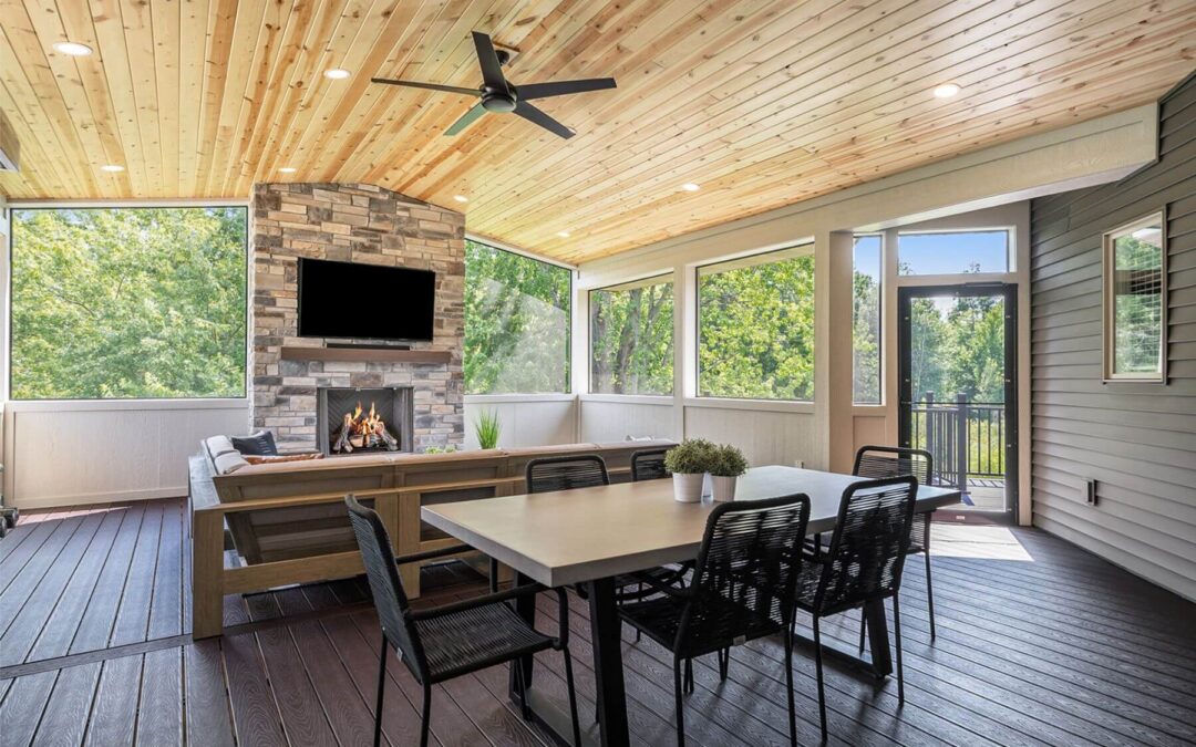 Byron Center covered outdoor retreat