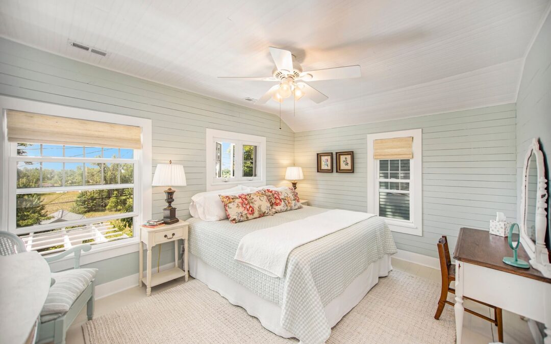 Lake Michigan historic home revival - bedroom