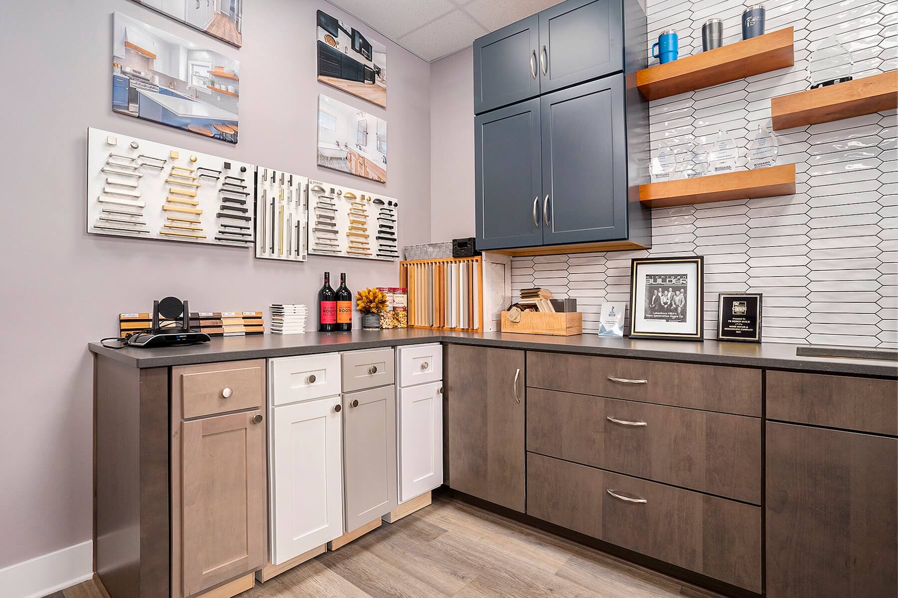 Remodeled kitchen and living area